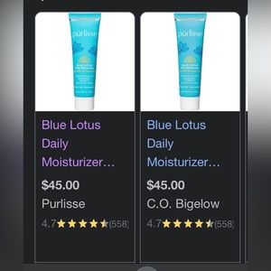 Purlisse Blue Lotus Daily Moisturizer W/SPF 30 Sunscreen NEVER USED W/TAGS